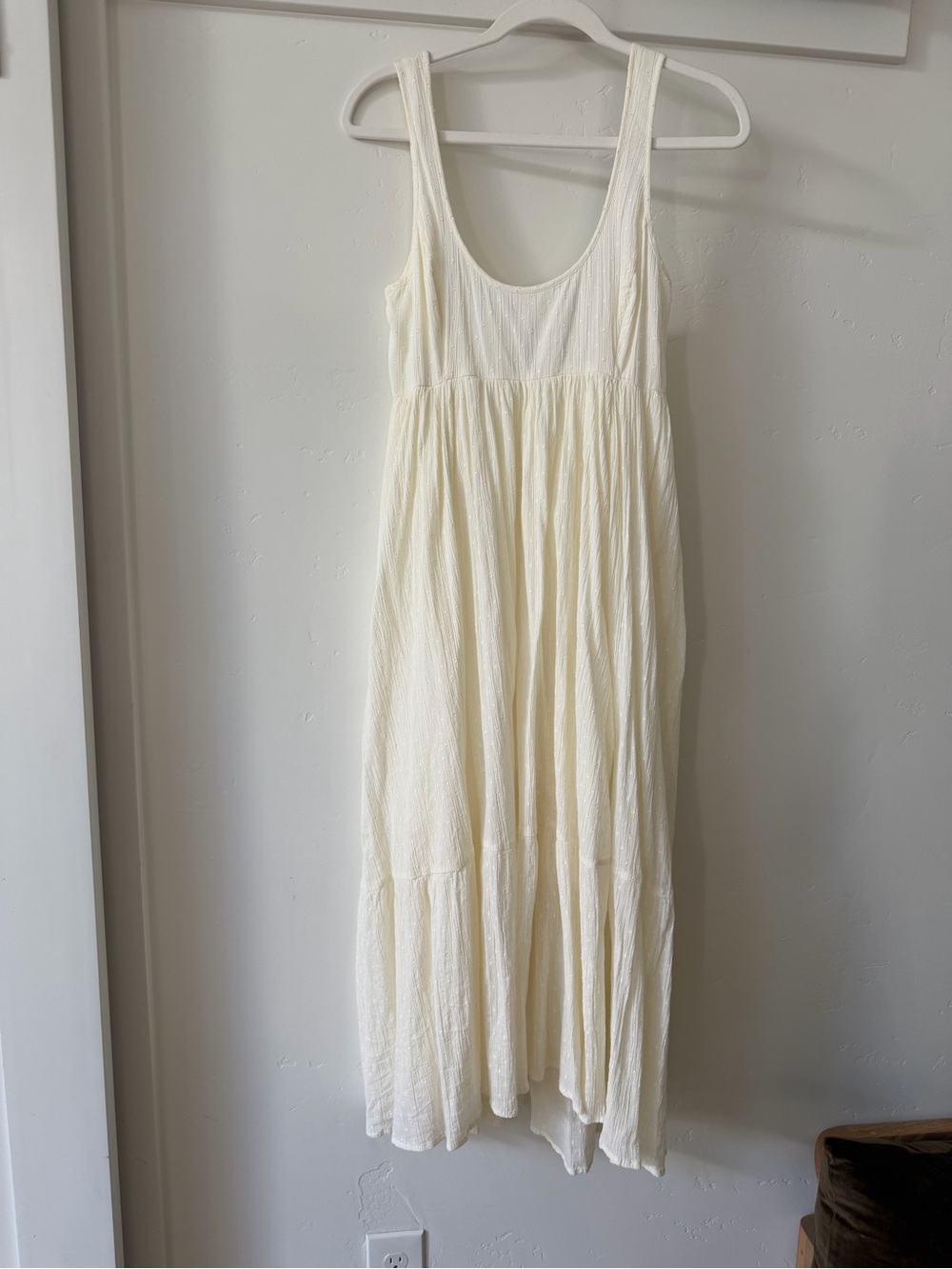 Urban Outfitters Cream Sleeveless Dress